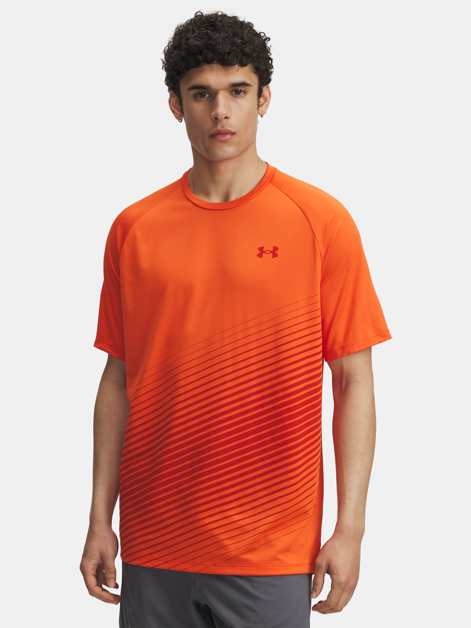 Снимка на Men's Under Armour UA Tech Fade SS-ORG T-Shirt - Mens
