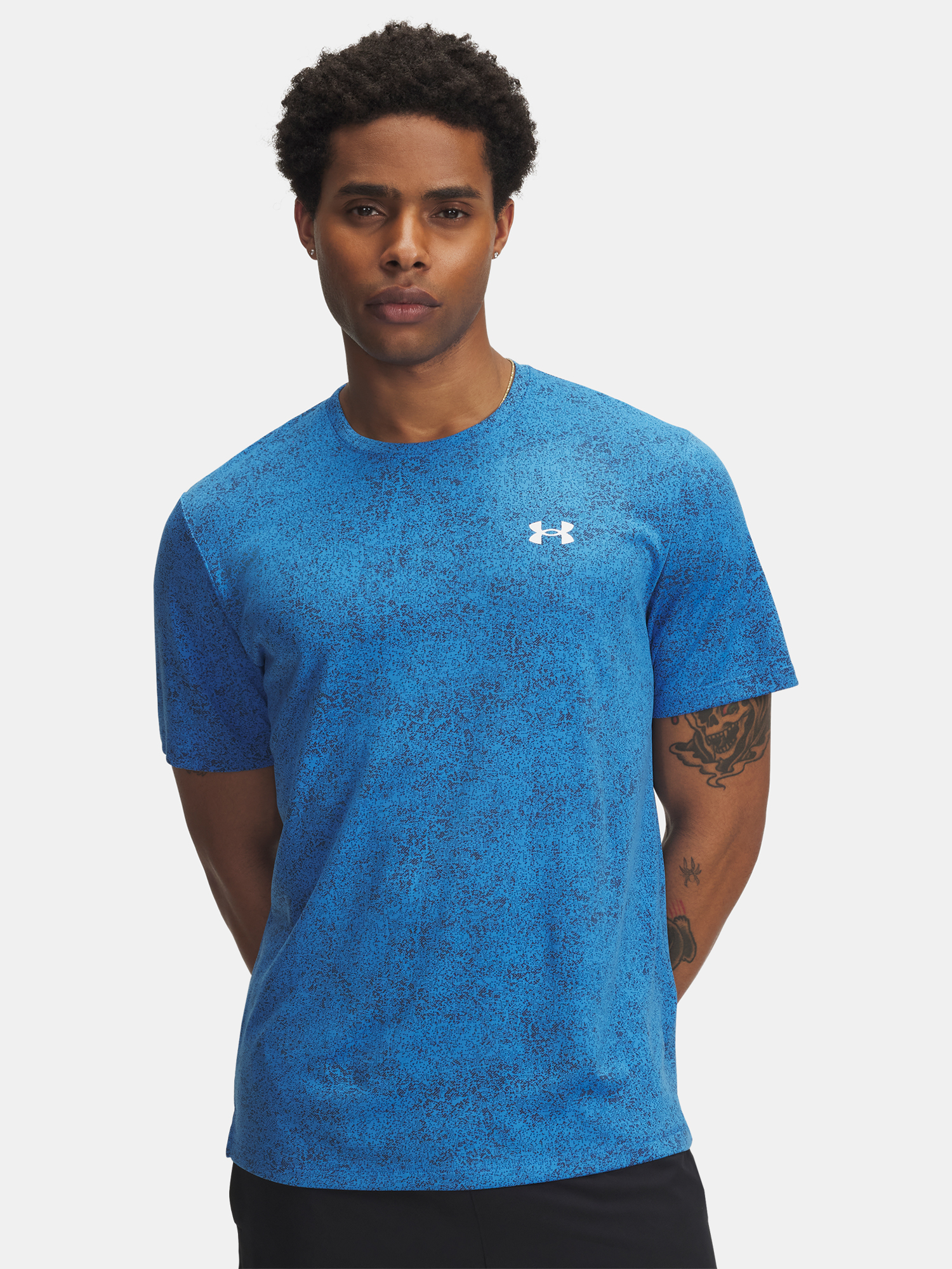 Снимка на Men's Under Armour UA Tech Tee Pixelate-BLU T-Shirt - Mens
