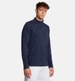 Снимка на Men's Under Armour UA Tech Textured 1/2 Zip-BLU T-Shirt - Men's