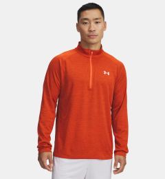 Снимка на Men's Under Armour UA Tech Textured 1/2 Zip-ORG T-Shirt - Men's