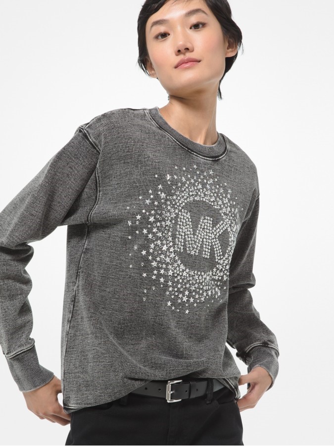 Снимка на Michael Kors Sweatshirt - ACID WSH MK STAR STUD grey