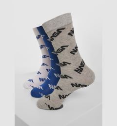 Снимка на NASA 3-Pack Blue/Grey/White Full-Length Socks