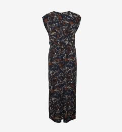 Снимка на Navy blue patterned maxi dress with a cut-out on the back Noisy May Mo - Women