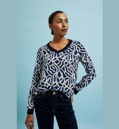 Снимка на Navy blue women's blouse
