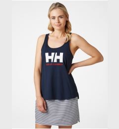 Снимка на Navy Blue Women's Tank Top Helly Hansen Logo Singlet - Women's