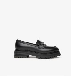 Снимка на NeroGiardini Black Women Leather Moccasins Nero Giardini - Women