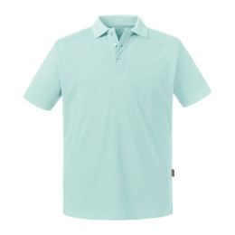 Снимка на Niebieska koszulka męska polo Pure Organic Russell