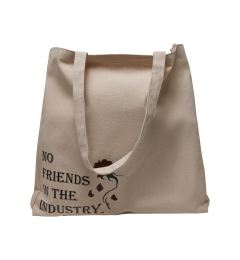 Снимка на No Friends oversize canvas bag in white