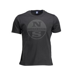 Снимка на NORTH SAILS BLACK MEN'S SHORT SLEEVE T-SHIRT