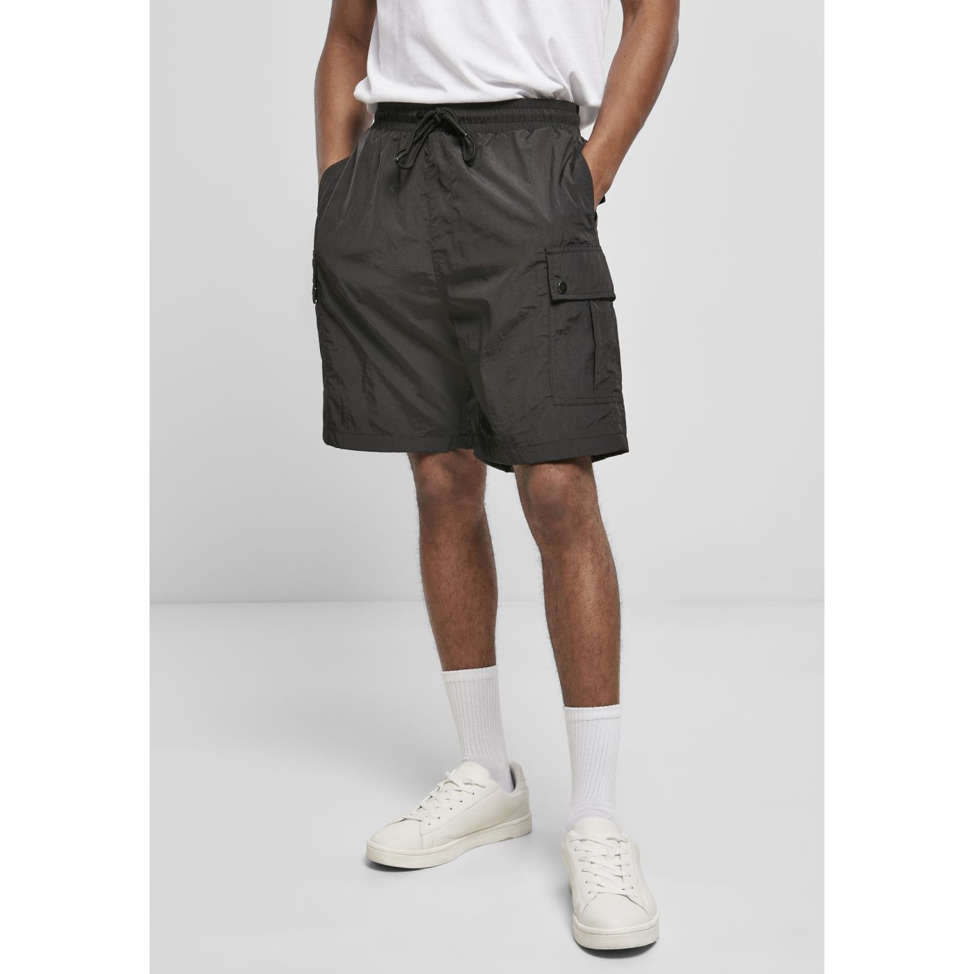 Снимка на Nylon Cargo Shorts Black