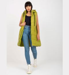 Снимка на OCH BELLA light green long down vest with stitching