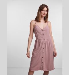 Снимка на Old Rose Women's Dress with Linen Blend Pieces Vinsty - Women's
