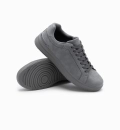 Снимка на Ombre Casual solid men's eco nubuck shoes - grey
