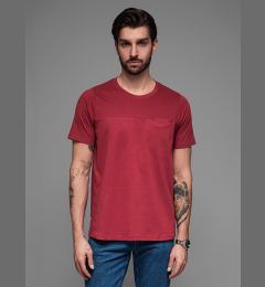 Снимка на Ombre LOOSE FIT men's t-shirt with pocket - red
