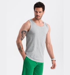 Снимка на Ombre Men's BASIC cotton tank top - grey melange