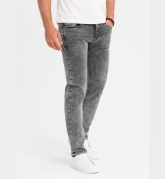 Снимка на Ombre Men's classic washed REGULAR FIT jeans - gray