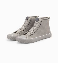 Снимка на Ombre Men's high boots sneakers with decorative trim - ash
