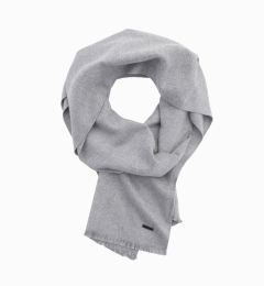 Снимка на Ombre Men's monochrome fringed scarf - grey