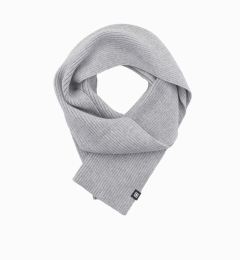 Снимка на Ombre Men's monochrome ribbed knit scarf - grey