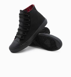 Снимка на Ombre Men's shoes sneakers in combined materials - black