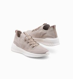 Снимка на Ombre Men's slip-on sneaker shoes made of lightweight materials - beige