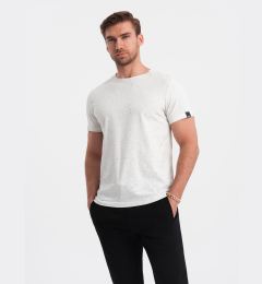 Снимка на Ombre Men's t-shirt with decorative confetti effect - cream