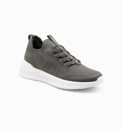 Снимка на Ombre Męskie buty sneakersy wsuwane wykonane z lekkich materiałów - khaki