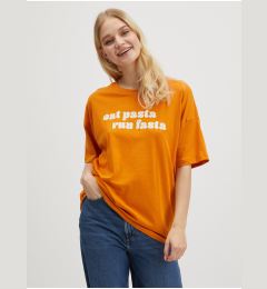Снимка на Orange women's oversize T-shirt Noisy May Ida - Women's