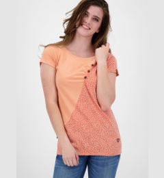 Снимка на Orange women's polka dot T-shirt Alife and Kickin - Women's