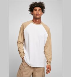 Снимка на Organic Oversized Raglan Long Sleeve White/Beige