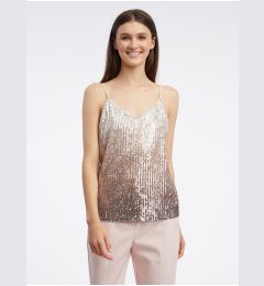 Снимка на Orsay Beige Women Sequined Top - Women