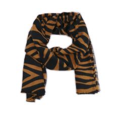 Снимка на Orsay Black and Brown Women's Patterned Scarf - Women's