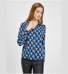 Снимка на Orsay Black-Blue Ladies Patterned Blouse - Ladies