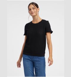 Снимка на Orsay Black Women Patterned Knitted T-Shirt - Women