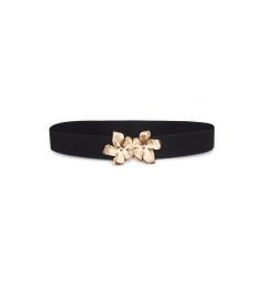 Снимка на Orsay Black women's belt with golden flower - Women