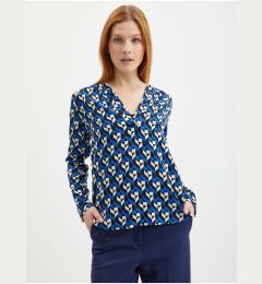 Снимка на Orsay Blue Ladies Patterned Blouse - Women