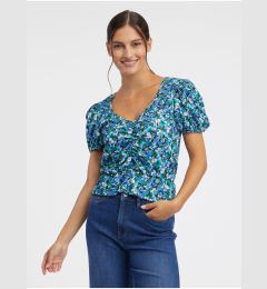 Снимка на Orsay Blue Women's Floral Top - Women