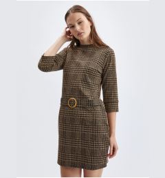 Снимка на Orsay Brown Ladies Patterned Dress - Women