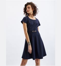 Снимка на Orsay Dark blue ladies dress with belt - Women