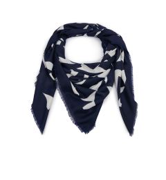 Снимка на Orsay Dark blue patterned women's scarf - Women
