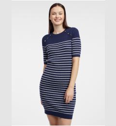 Снимка на Orsay Dark Blue Women Striped Sweater Dress - Women