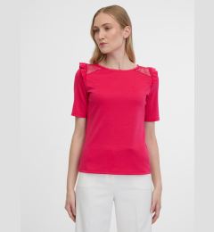 Снимка на Orsay Dark pink Women's T-shirt with Neckline - Women
