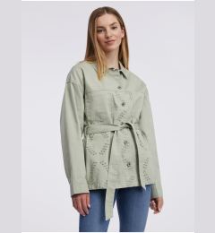 Снимка на Orsay Light green women's patterned denim jacket - Women's