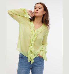 Снимка на Orsay Light Green Women's Ruffle Blouse - Women
