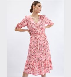 Снимка на Orsay Orange-Pink Ladies Flowered Dress - Women