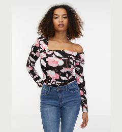 Снимка на Orsay Pink-Black Women's Floral Top - Women