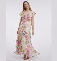 Снимка на Orsay Pink-White Women Floral MaxiDresses - Ladies