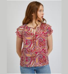 Снимка на Orsay Red-Pink Ladies Patterned Blouse - Women