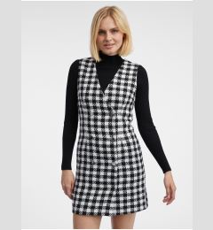 Снимка на Orsay White & Black Women's Plaid Dress - Women's