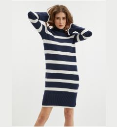 Снимка на Orsay White-Blue Women Striped Sweater Dress - Women